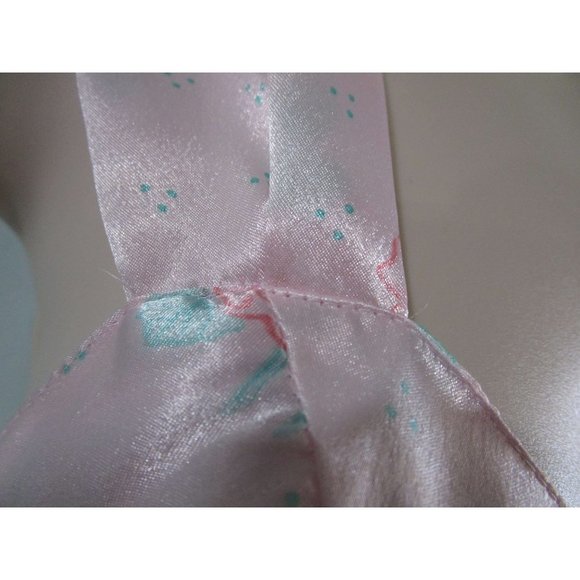 Vintage TJW by Mervyns Chemise Baby Doll Pink Rose Wide Strap Ladies M GUC - Picture 9 of 12
